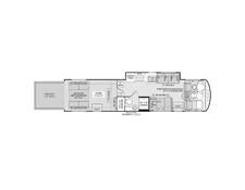 2018 Thor Outlaw Ford F-53 Toy Hauler 37BG Class A at Specialty RVs of Arizona STOCK# A12751 Floor plan Image