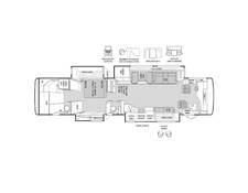 2014 Tiffin Motorhomes Phaeton Freightliner 40QBH Class A at Specialty RVs of Arizona STOCK# FP2219 Floor plan Image