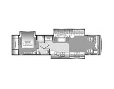 2007 Fleetwood Discovery Freightliner 39S Class A at Specialty RVs of Arizona STOCK# Y14869 Floor plan Image